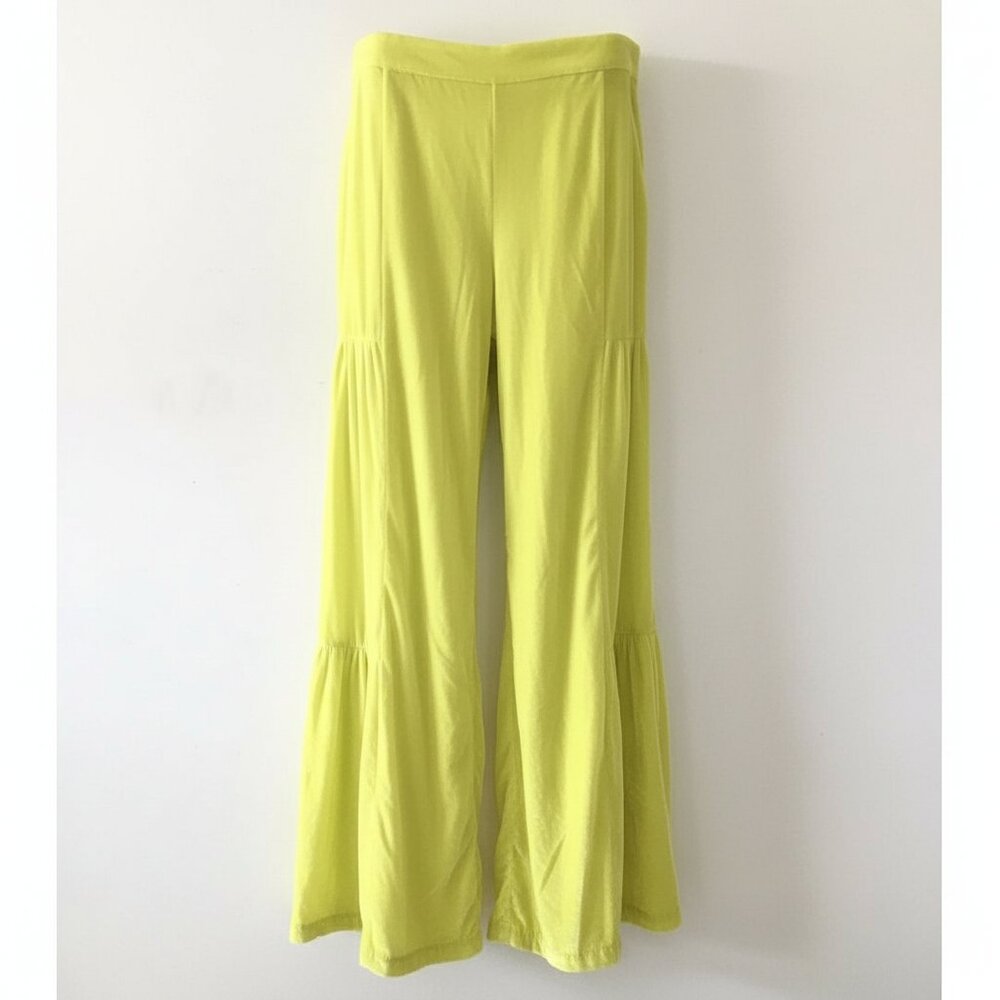 Free People Say La Vie Wide Leg Velvet Pants - Picture 4 of 4